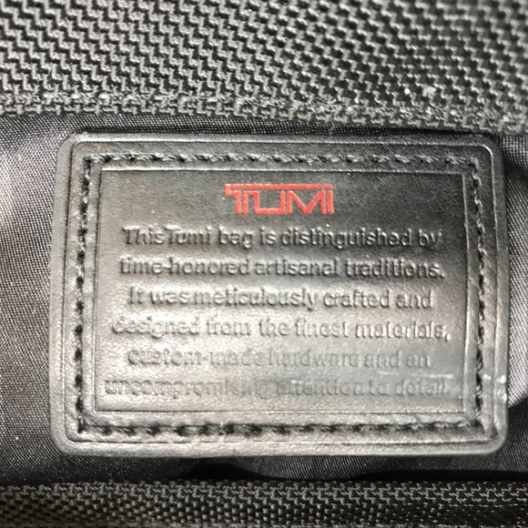 TUMI Alpha 2 Messenger Briefcase Expandable Organizer Laptop Ballistic Nylon - Picture 4 of 16